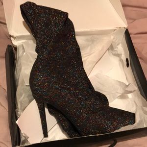 Fashion nova multi color thigh heels